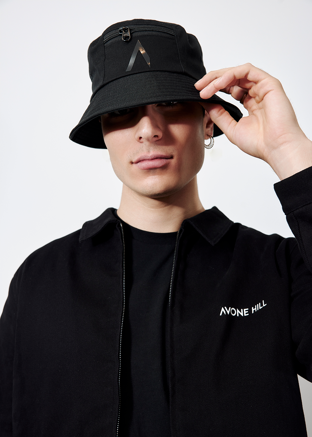 Wide Brim Bucket Hat